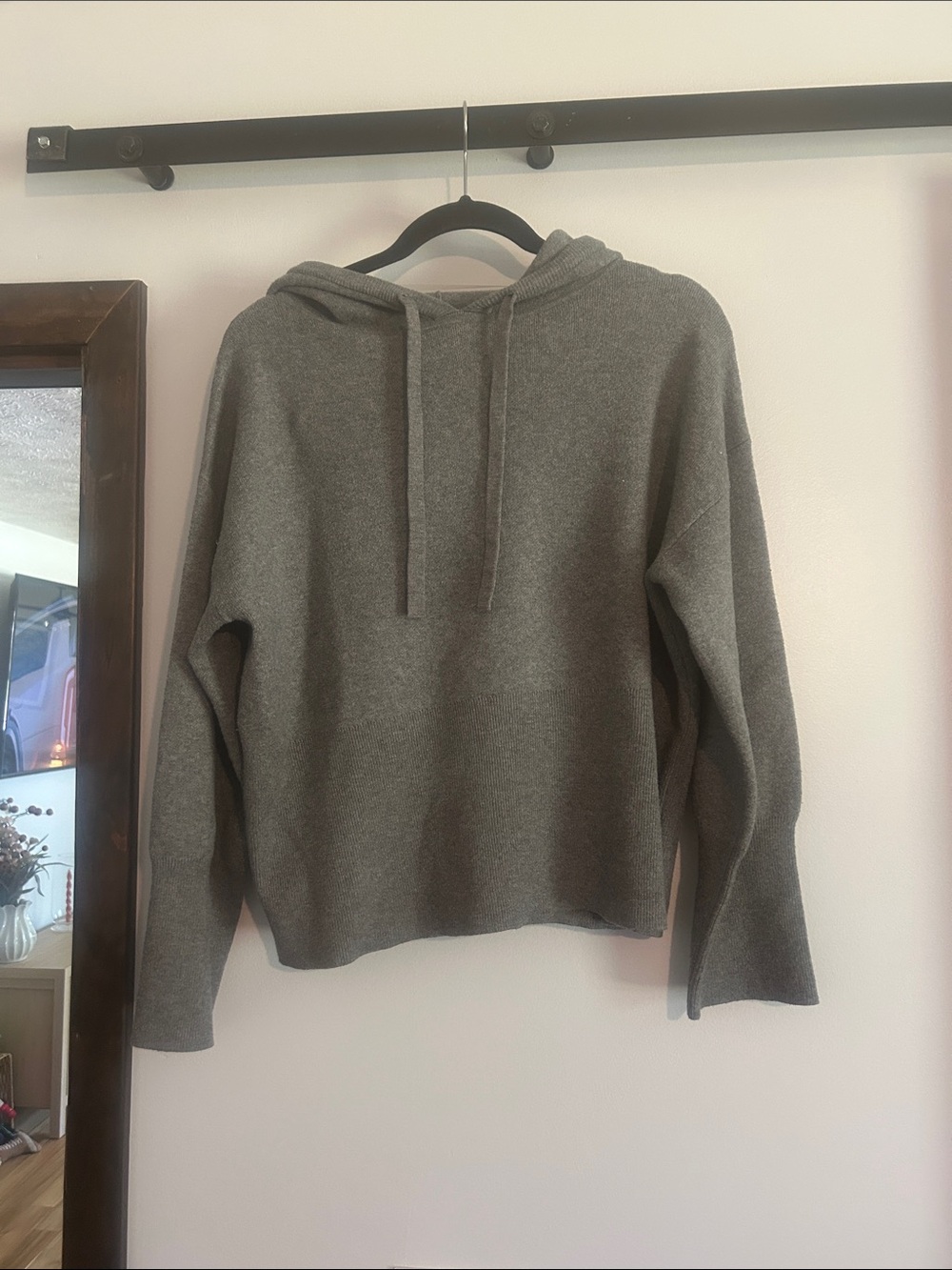 a new day Grey Hoodie Sweater